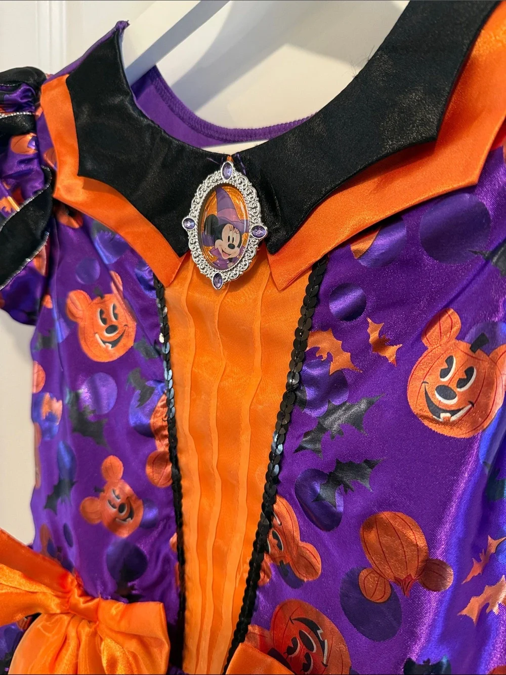 7/8 Minnie Halloween Witch Princess Costume Dress